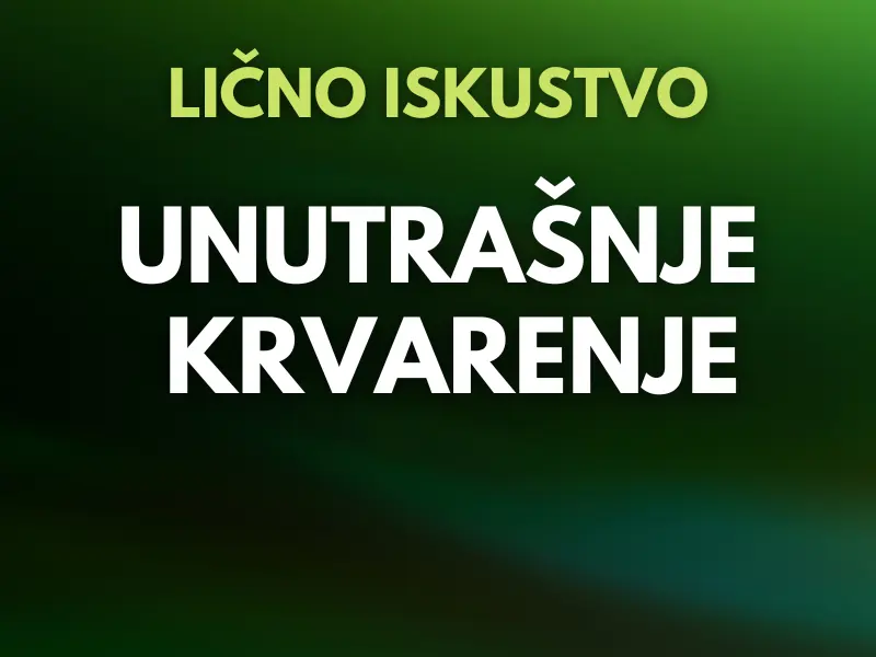 Kako prepoznati unutrašnje krvarenje? | Iskustva osoba sa hemofilijom